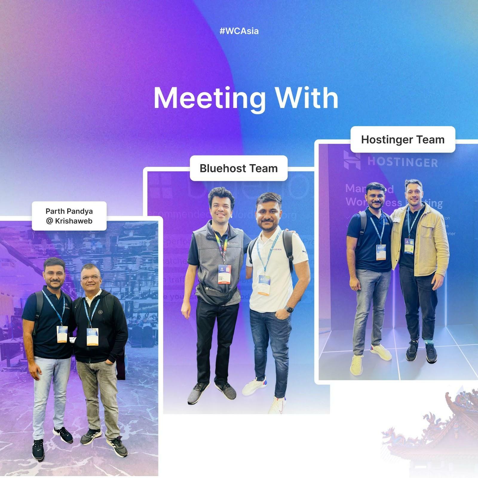 Meeting and Greetings at WordCamp Asia 1