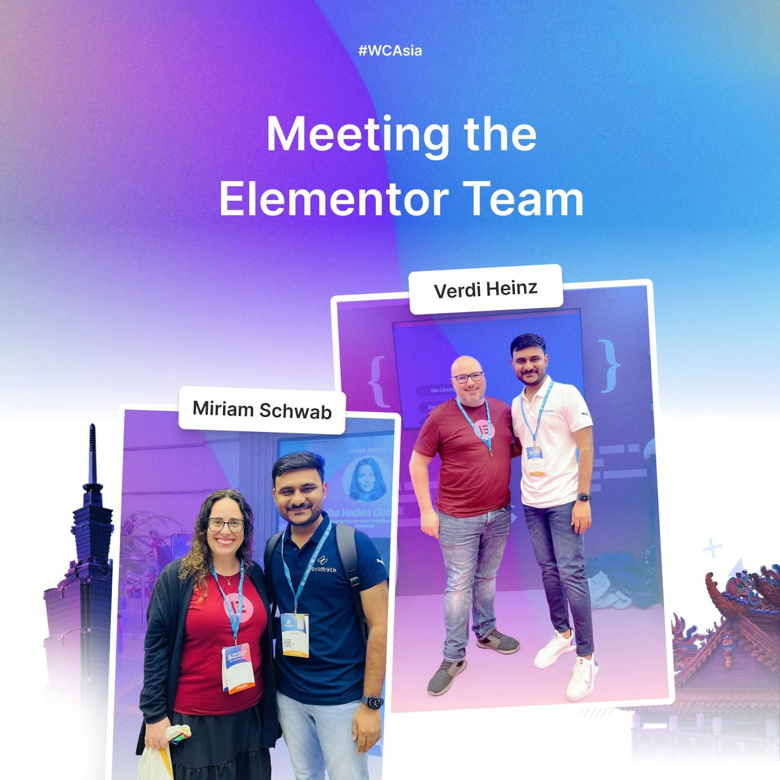 Meeting the Elementor Team