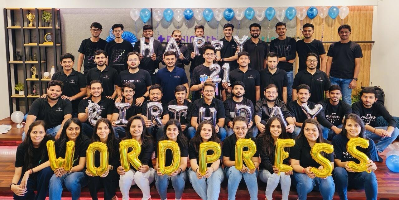 Happy Birthdat WordPress by Full POSIMYTH Team Large Compressed