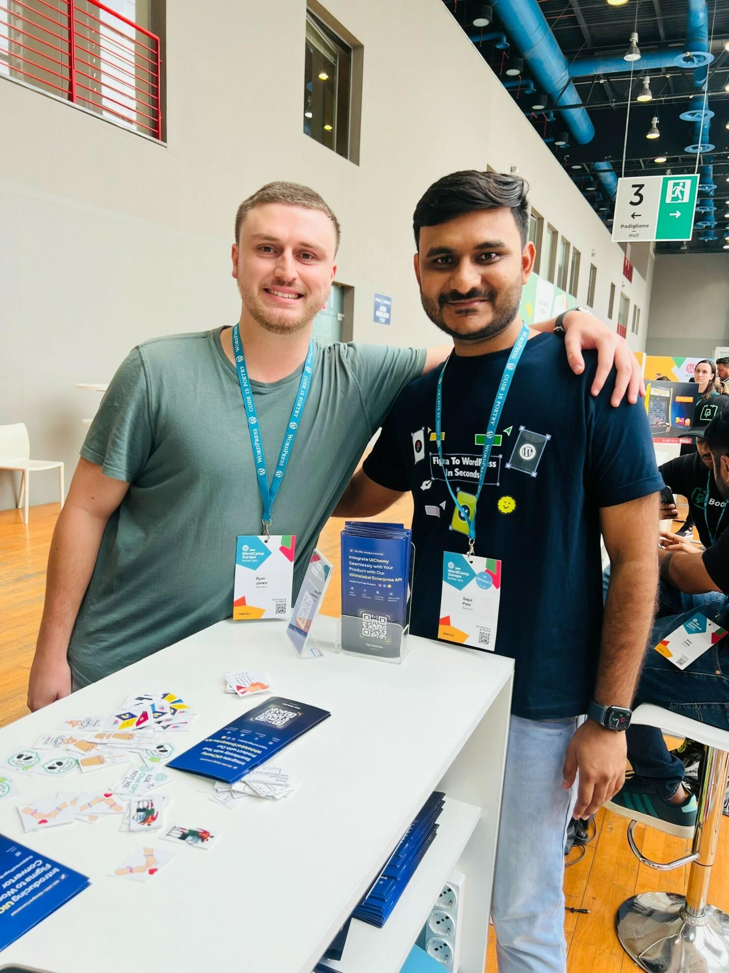 Recap of WordCamp Europe 2024: Our Experience as Sponsor 7 UiChemy WCEU 1